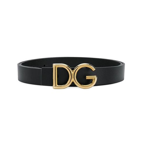 Thắt Lưng Dolce & Gabbana D&G Buckle Belt Bản 3,5cm Size 90cm Màu Đen