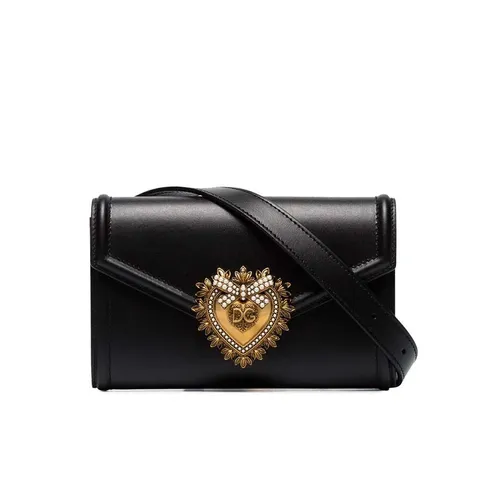 Mua Túi Đeo Hông Dolce & Gabbana Devotion Belt Bag Màu Đen - Dolce & Gabbana  - Mua tại Vua Hàng Hiệu h025853