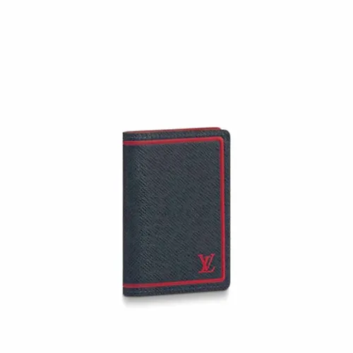 Louis Vuitton Nữ Ví - Ví Nam Louis Vuitton LV Pocket Organiser M63408 Màu Đen - Vua Hàng Hiệu