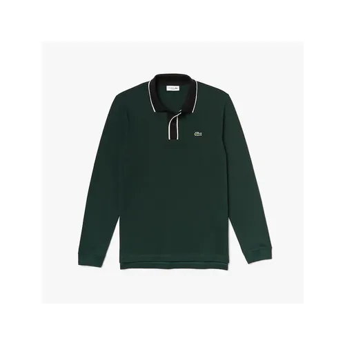 Áo Polo Lacoste Men's Regular Fit Cotton Piqué Polo Shirt Màu Xanh Green Size M