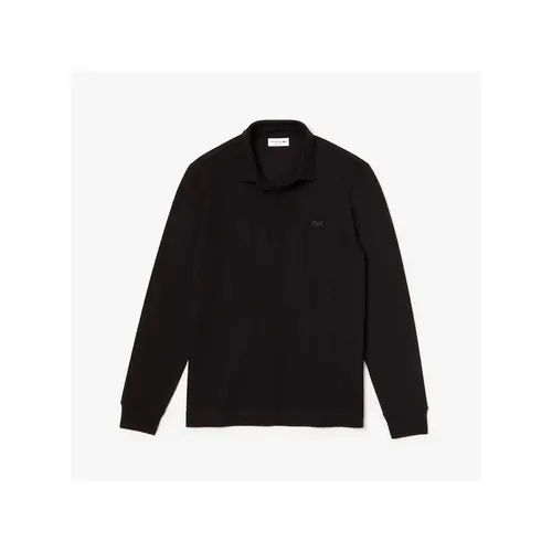 Áo Polo Lacoste Men's Long-sleeve Lacoste Paris Classic Fit Polo Shirt Stretch Màu Đen Size S