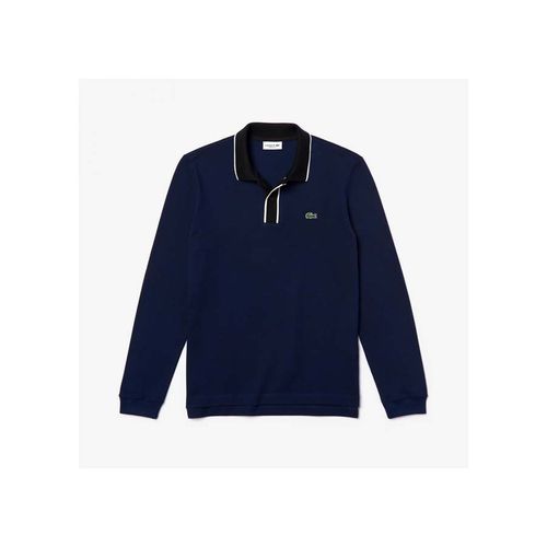 Áo Polo Lacoste Men's Regular Fit Cotton Piqué Polo Shirt Màu Xanh Navy Size S