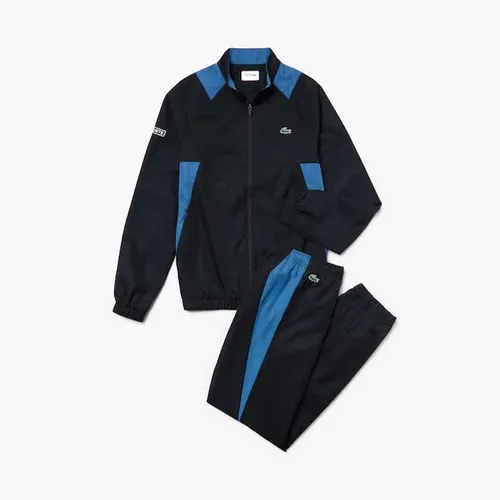 Thời trang - Bộ Quần Áo Gió Lacoste Men's Sport Tennis Tracksuit Màu Đen Size S - Vua Hàng Hiệu