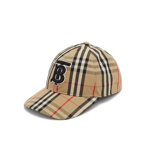 Mũ Burberry Beige Vintage Check Tb Baseball Cap Màu Nâu-1