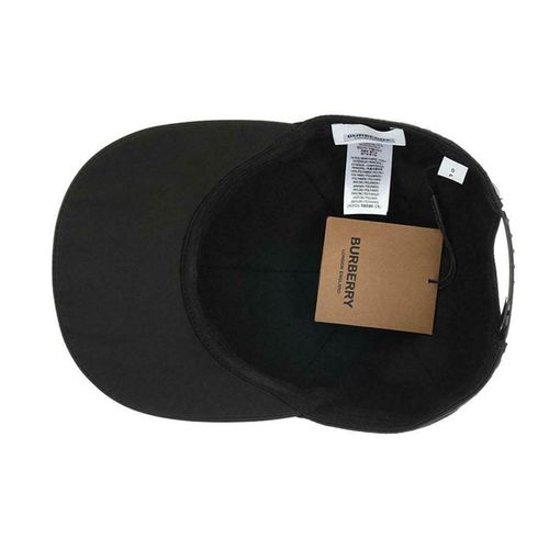 Mũ Burberry Nylon Preto Impresso Boné De Beisebol Màu Đen-5
