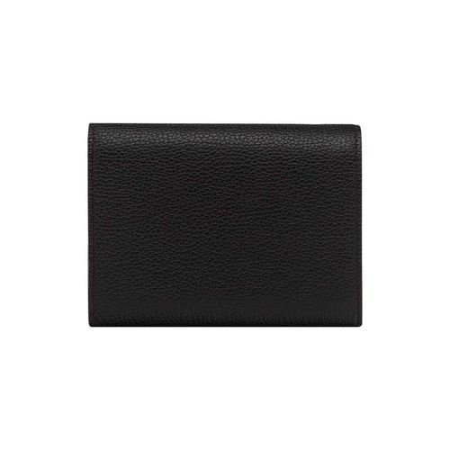 Ví MCM Small Patricia Three Fold Wallet In Studded Outline Leather Black Màu Đen-1