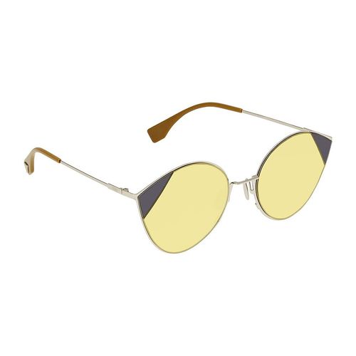 Kính Mát Fendi Cut Eye Yellow Cat Eye Ladies Sunglasses-2