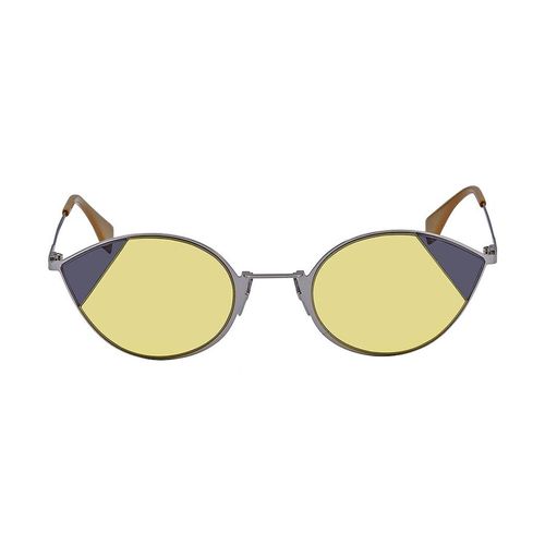 Kính Mát Fendi Cut Eye Yellow Cat Eye Ladies Sunglasses-3