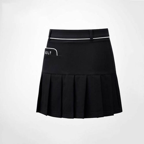 Váy Golf PGM Golf Skirt Cotton Soft - QZ041 Màu Đen-1