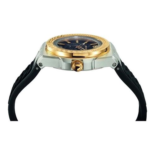 Đồng Hồ Nam Versace Chain Reaction Watch VEHD00120 40mm Màu Đen Vàng-1