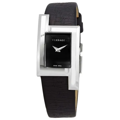 Đồng Hồ Nữ Versace Greca Icon Black Watch VELU00119 Màu Đen