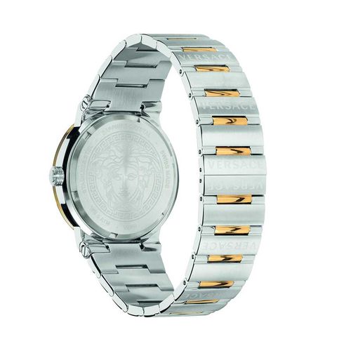 Đồng Hồ Nữ Versace Greca Logo Watch VEVH00720 38mm Cho Nữ Màu Demi (Vàng - Bạc)-3