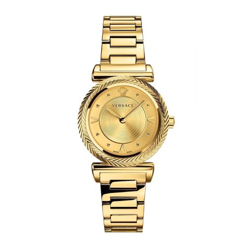 Đồng Hồ Versace V-Motif Gold Watch VERE00618 35mm Cho Nữ