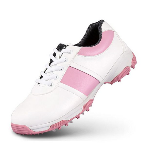 Giày Golf Nữ PGM Fiber Skin  XZ062 Màu Trắng Phối Hồng-3