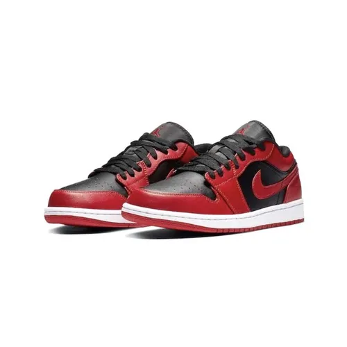 Giày Thể Thao Nike Air Ordan 1 Low Reverse Bred Màu Đỏ - Giày - Vua Hàng Hiệu