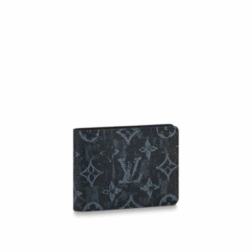 Ví Nam Louis Vuitton LV Multiple Wallet Autres Toiles Monogram In Black M80017 Màu Đen-1
