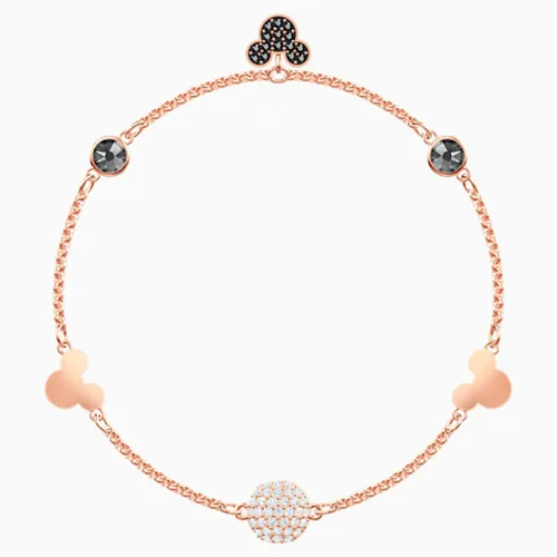 Vòng Đeo Tay Swarovski Remix Collection Mickey Strand, Multi-Colored, Rose-Gold Tone Plated