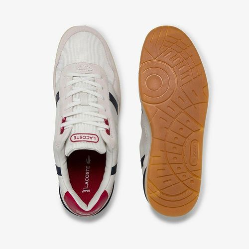 Giày Thể Thao Lacoste T-Clip Leather Màu Trắng Sữa Size 41-3