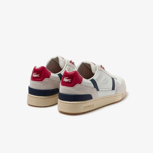 Giày Thể Thao Lacoste T-Clip Leather Màu Trắng Sữa Size 41-6