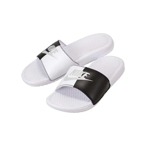 Dép Nike Trắng, đen - Dép Nike Benassi JDI LTD Black White Silver Màu Trắng Đen Size 40 - Vua Hàng Hiệu
