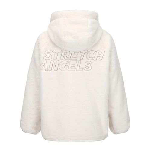 Áo Hoodie Stretch Angels Eco Fur Zipup SRSS71041-IV Màu Trắng Sữa Size M-2