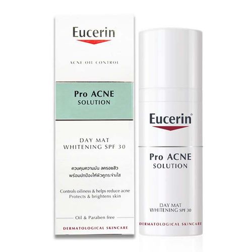 Kem Giảm Mụn và Dưỡng Sáng Da Eucerin Pro Acne Day Mat Whitening SPF30 50ml-2