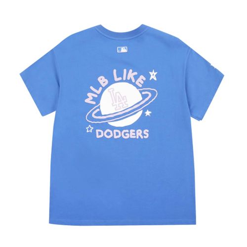 Áo Phông MLB Like Planet Short Sleeve T-Shirt La Dodgers Màu Xanh Blue Size L