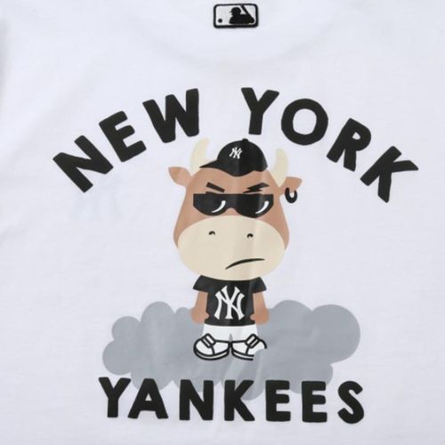 Áo Phông MLB New York Yankees Cash Cow Short Sleeve T-shirt Màu Trắng Size M-1