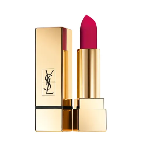 Son Môi Hồng tím - Son Yves Saint Laurent YSL Rouge Pur Couture The Mats - 208 Fuchsia Fetiche Màu Hồng Tím - Vua Hàng Hiệu