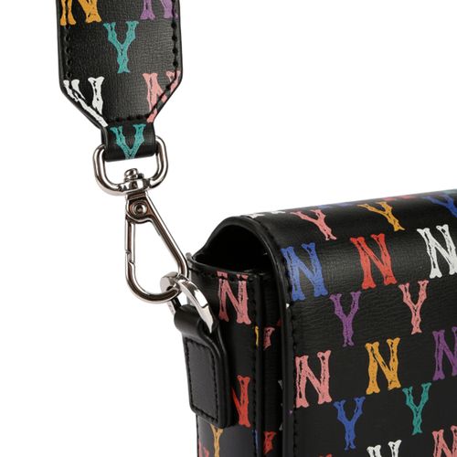 Túi Mlb Monogram Rainbow Hoodie Bag New York Yankees 32BGPC111-50L Màu Đen-5