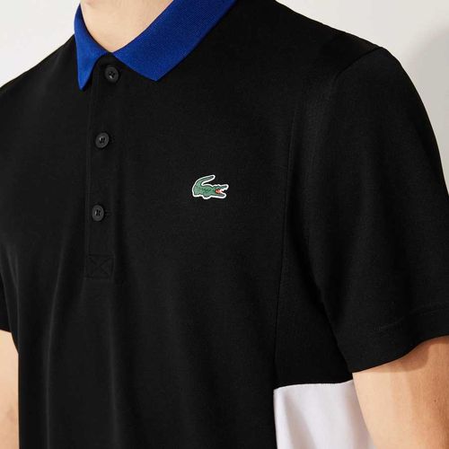Áo Polo Lacoste Men's Sport Colourblock Mesh Breathable Piqué Tennis Polo Shirt Size L-2