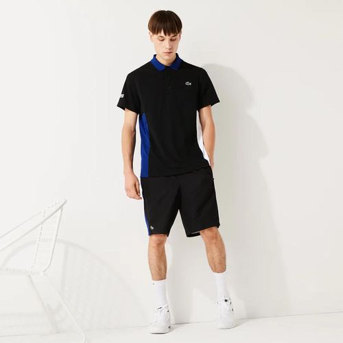 Áo Polo Lacoste Men's Sport Colourblock Mesh Breathable Piqué Tennis Polo Shirt Size L-3