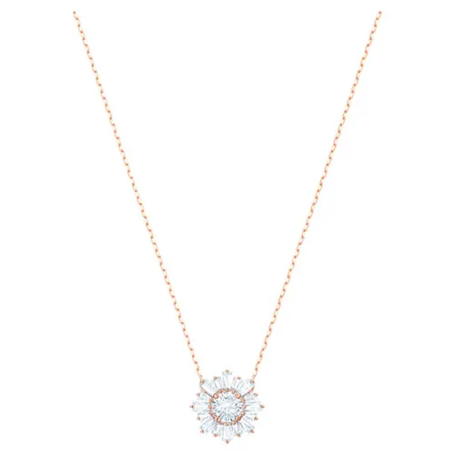Dây Chuyền Swarovski Sunshine Pendant White Rose-gold Tone Plated