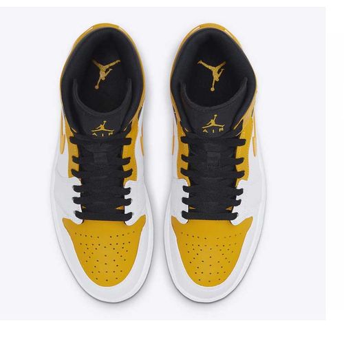 Giày Thể Thao Nike Jordan 1 Mid University Gold 554724-170 Màu Vàng Size 40-3