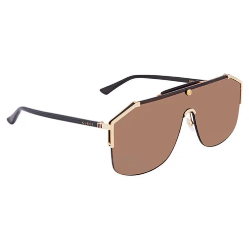 Kính Mát Gucci Brown Shield Men's Sunglasses GG0291S 002 99 Màu Nâu - Kính mắt - Vua Hàng Hiệu