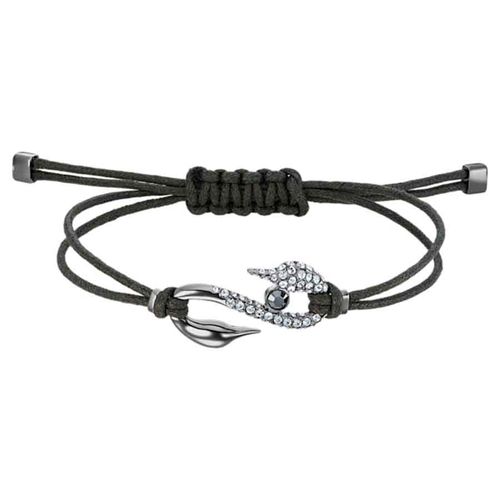 Vòng Đeo Tay Swarovski Power Collection Hook Bracelet Dark Gray Ruthenium Plated