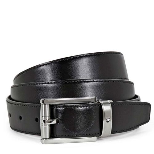 Thắt Lưng Montblanc Contemporary Reversibe Leather Belt Màu Đen