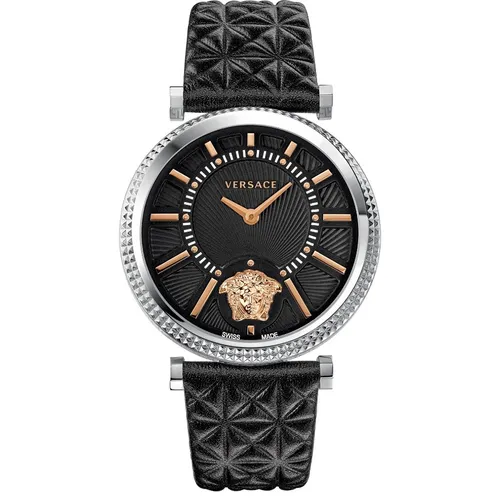 Đồng Hồ Versace V-Helix Quartz Black Watch VQG020015 Cho Nữ