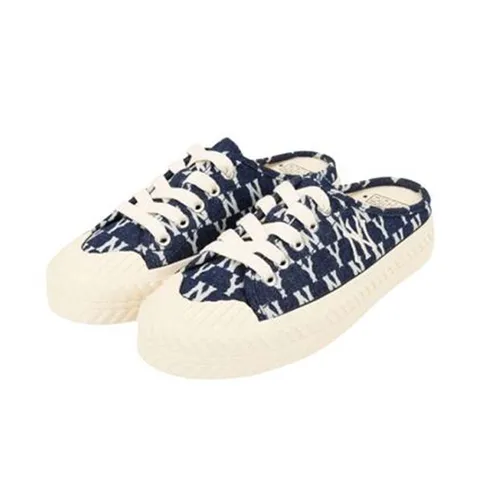 Giày Hở Gót MLB Korea Unisex Street Style Logo Sandals Màu Xanh Navy Size 230 - Giày - Vua Hàng Hiệu