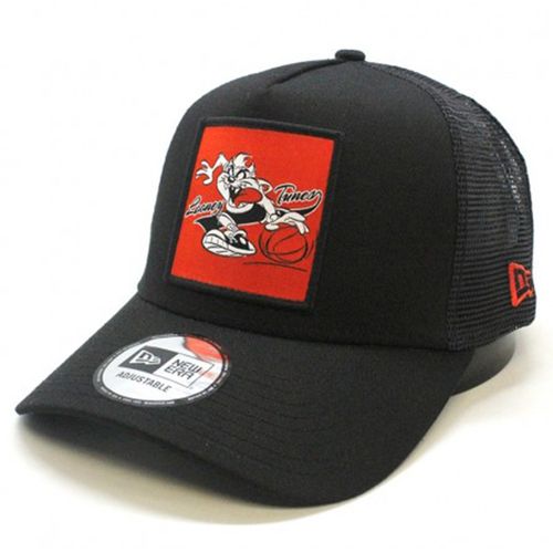 Mũ New Era Tasmanian Taz Devil Cap Looney Tunes NBA Black Trucker Màu Đen-1