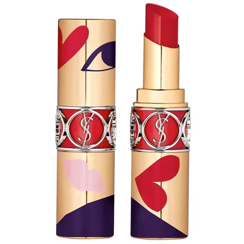 Son Yves Saint Laurent YSL Shine I Love You So Pop 119 Light Me Red Limited Edition Màu Đỏ Berry