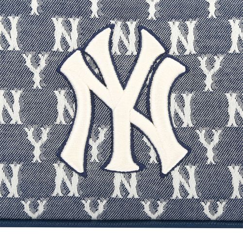 Túi Xách Tay MLB Monogram Jacquard Hobo New York Yankees 32BG33111-50N Màu Xanh Bò-8