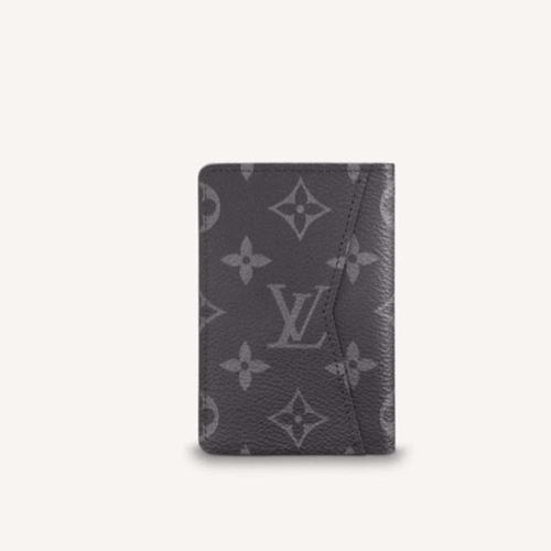 Ví Nam Louis Vuitton LV Pocket Organizer M61696 Màu Đen-2