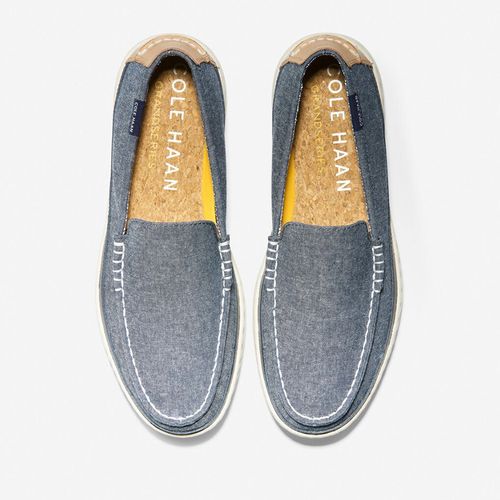 Giày Lười Cole Haan Cloudfeel Loafer Màu Xanh Xám Size 40.5-2