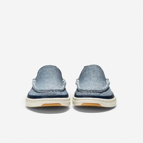 Giày Lười Cole Haan Cloudfeel Loafer Màu Xanh Xám Size 40.5-3