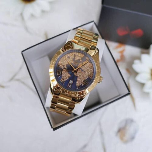 Đồng Hồ Michael Kors Women's Layton Gold-Tone Watch MK6243-1
