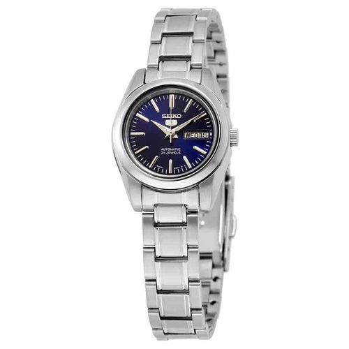 Đồng Hồ Seiko 5 Automatic Navy Blue Dial Stainless Steel Ladies Watch SYMK15