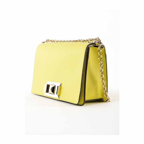 Túi Đeo Chéo Furla Mimi Mini Leather Cross Body Bag DNV Lime Jade Màu Vàng-1