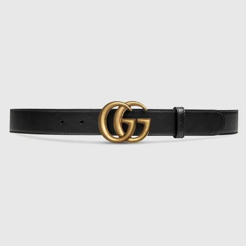 Thắt Lưng Gucci Ceinture En Cuir Avec Boucle Double G 3cm Size 90 - Thắt lưng - Vua Hàng Hiệu