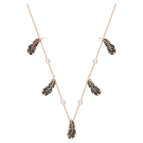 Trang sức - Dây Chuyền Swarovski Naughty Chokerblack, Rose-Gold Tone Plated - Vua Hàng Hiệu